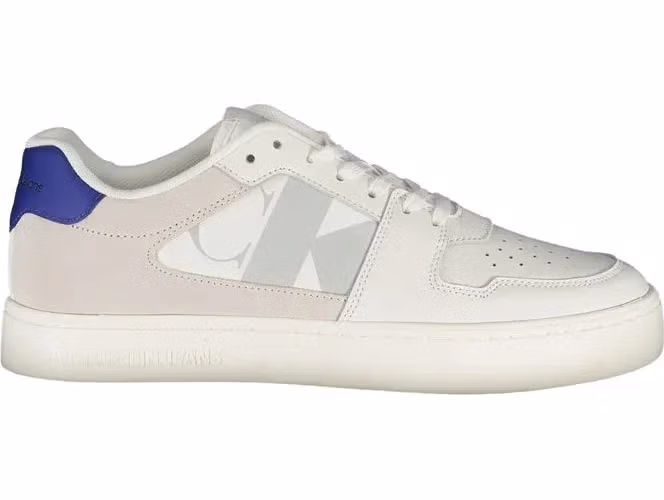 Calvin Klein White Polyurethane Men's Sneaker
