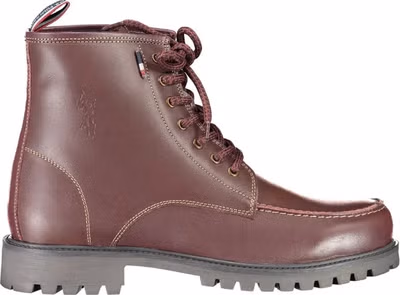 Red Leather Men's Boot