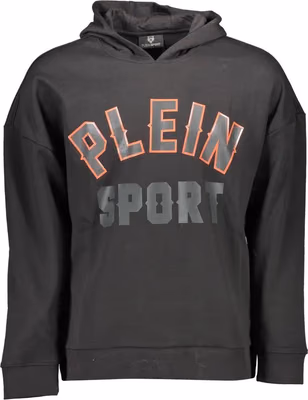 Black Cotton Men's Sweatshirt