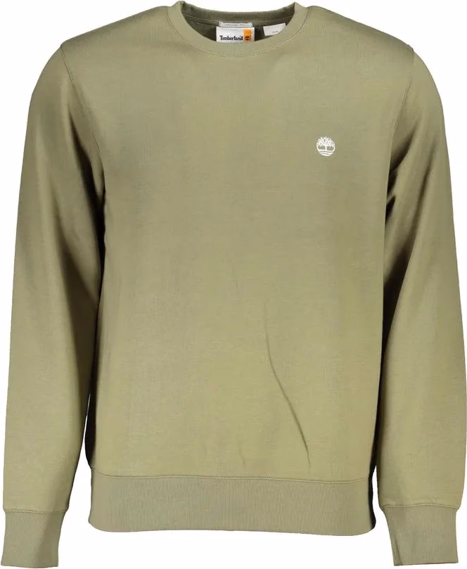 Timberland Verde Cotton Men Sweatshirt