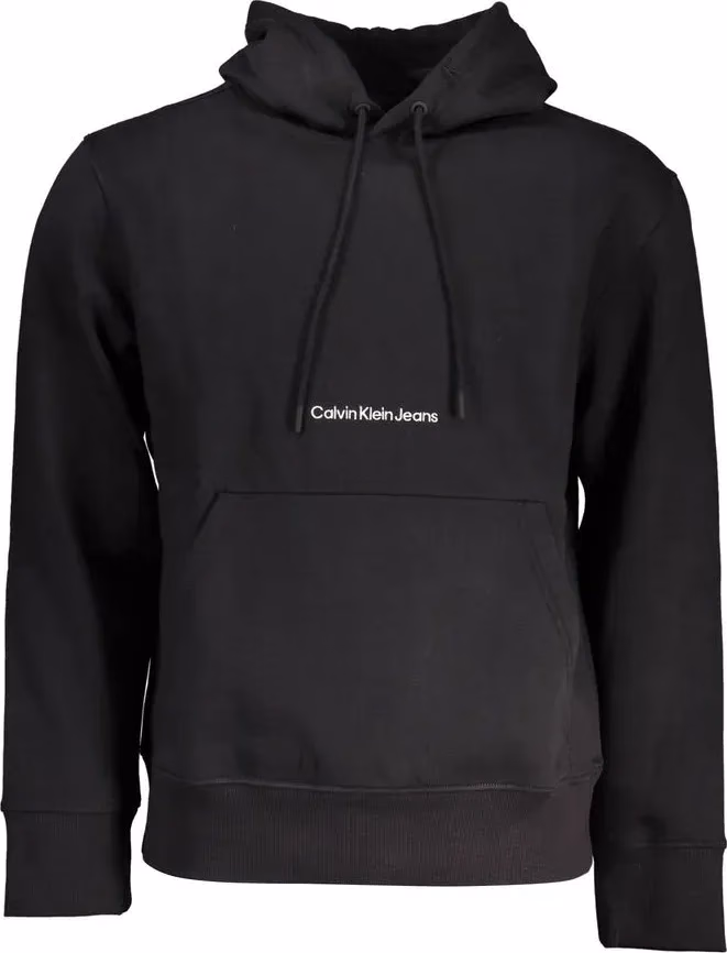 Calvin Klein Black Cotton Men's Sweatshirt