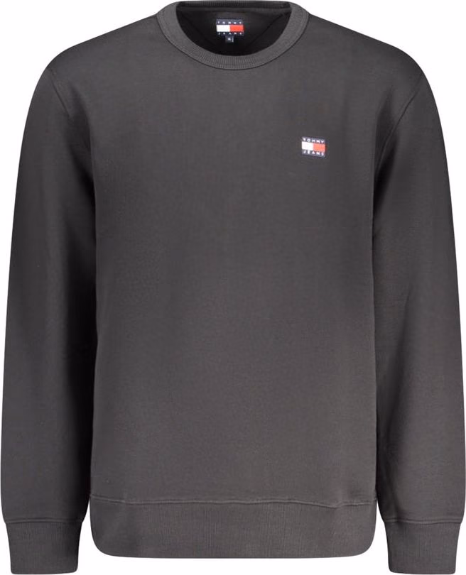 Tommy Hilfiger Black Cotton Mens Sweatshirt