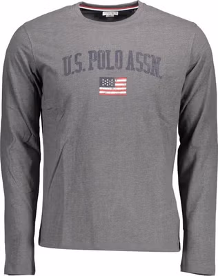 Grey Cotton Mens T-Shirt