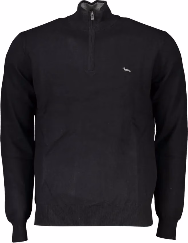 Harmont & Blaine Black Cotton Men Sweater
