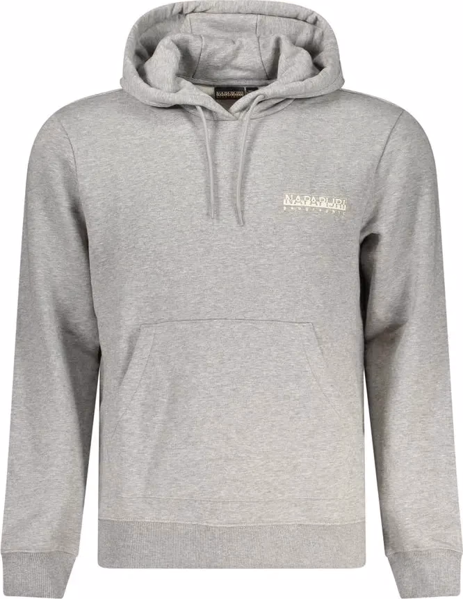 Napapijri Grigio Cotton Men's Hoodie