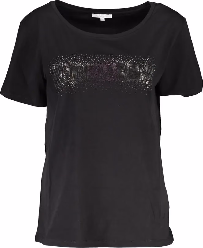 Patrizia Pepe Black Cotton Women T-Shirt