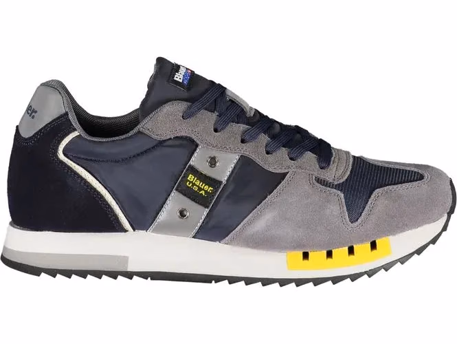 Blauer Blue Leather Men Sneaker