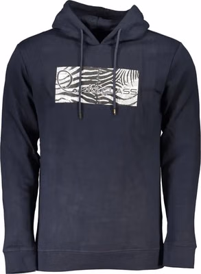 Blue Cotton Men's Sweatshirt