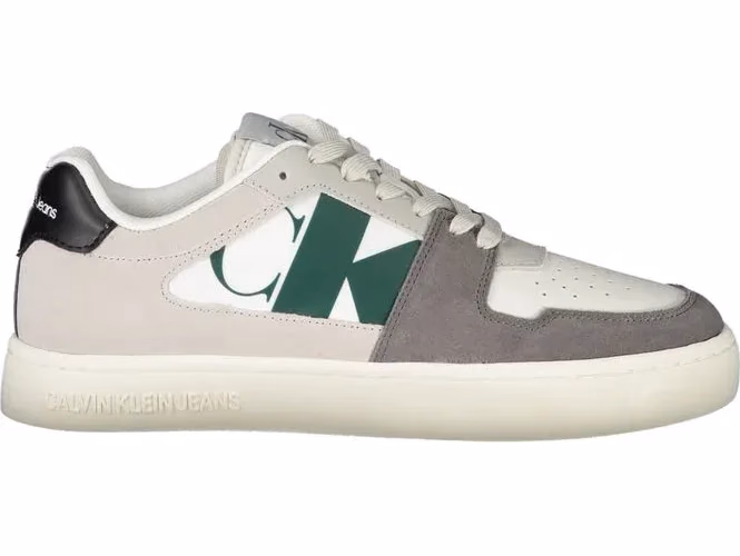 Calvin Klein White Polyester Men Sneaker