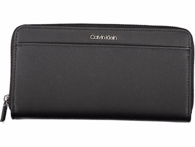 Black Polyester Women Wallet