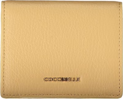 Beige Leather Women Wallet