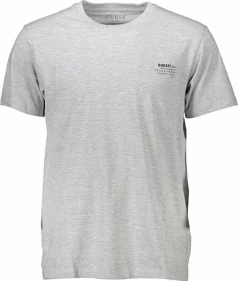 Grigio Cotone Mens T-Shirt