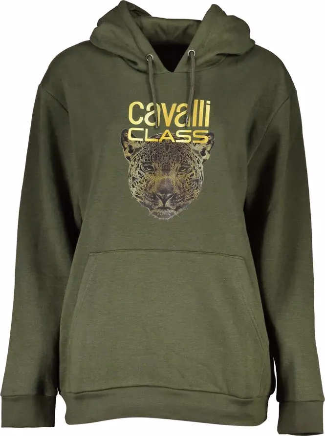 Cavalli Class Verde Polyester Woman Sweatshirt