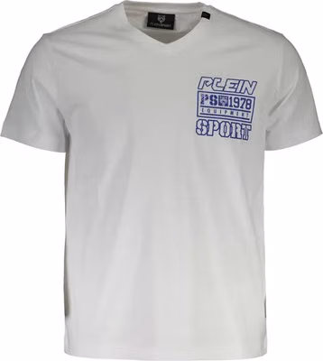 White Cotton Men's T-Shirt