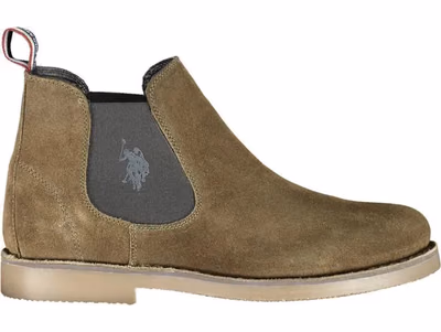 Green Leather Men's Boot