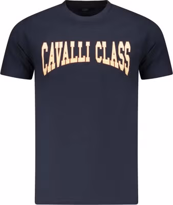 Blue Cotton Men's T-Shirt