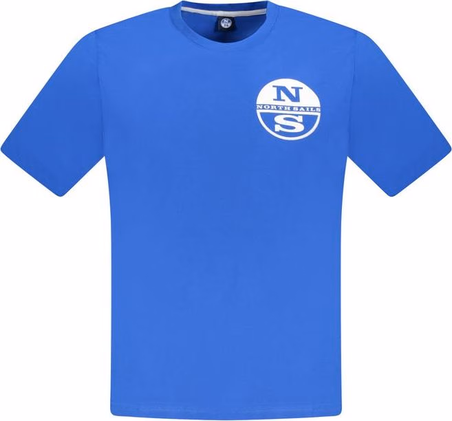 North Sails Blue Cotton Men's T-Shirt
