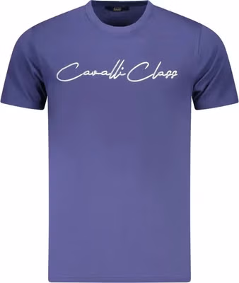Blu Cotton Men T-Shirt
