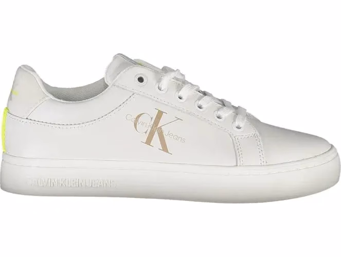 Calvin Klein Bianco Leather Women Sneaker