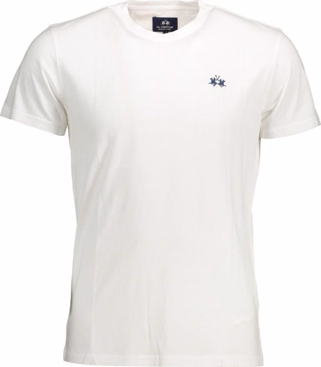La Martina White Cotton T-Shirt