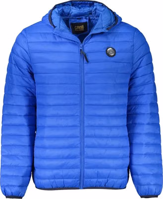 Blu Poliammide Men's Jacket