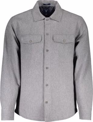Grigio Cotton Men Shirt