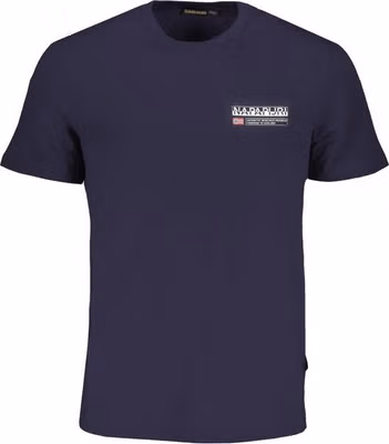 Blue Organic Cotton Men T-Shirt