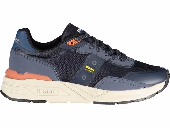 Blauer Blue Polyurethane Men Sneaker