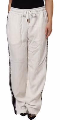 White Jogger Sweatpants Pants