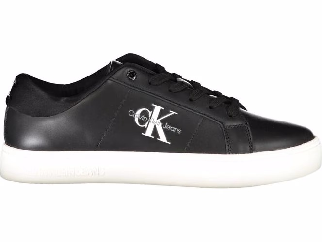 Calvin Klein Black Polyurethane Men's Sneaker