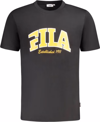 Black Cotton Men T-Shirt