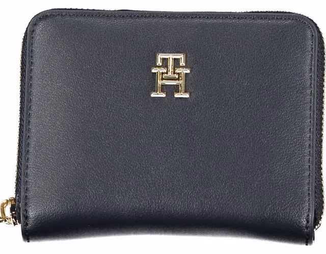 Tommy Hilfiger Blue Polyurethane Women Wallet