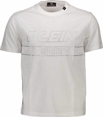 White Cotton Men's T-Shirt