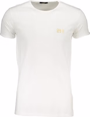 White Cotton Men's T-Shirt