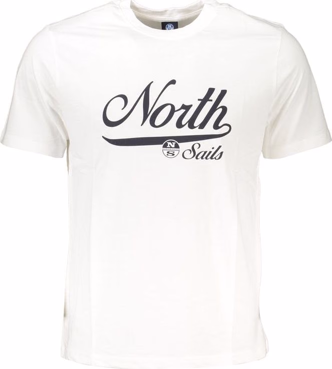 North Sails Bianco Cotton Men T-Shirt
