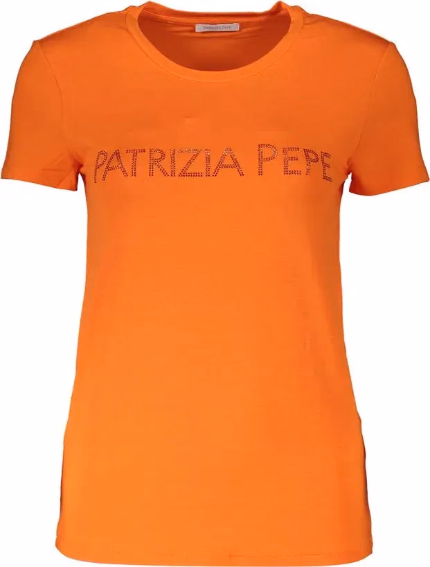 Patrizia Pepe Arancione Viscosa Women T-Shirt