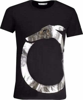 Black Cotton Men T-Shirt