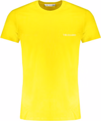 Yellow Cotton Men's T-Shirt
