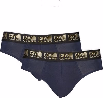 Blue Cotton Men's Briefs