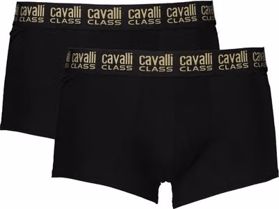 Black Cotton Men's Boxer Underwear Pair