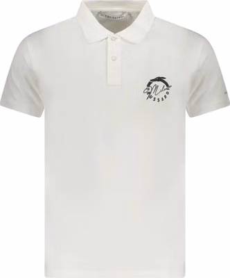 White Cotton Men's Polo