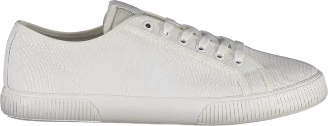 Calvin Klein White Cotton Men's Sneaker