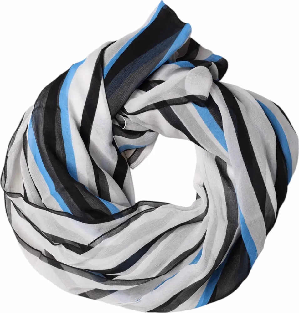 Dolce & Gabbana Multicolor Striped Neck Warmer Wrap Scarf