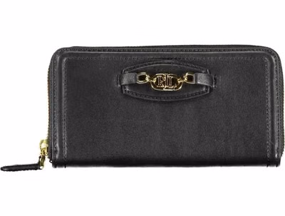 Black Polyurethane Women Wallet