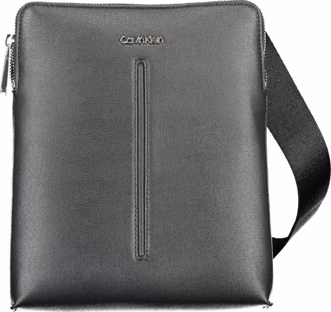Calvin Klein Black Polyurethane Men Shoulder Bag