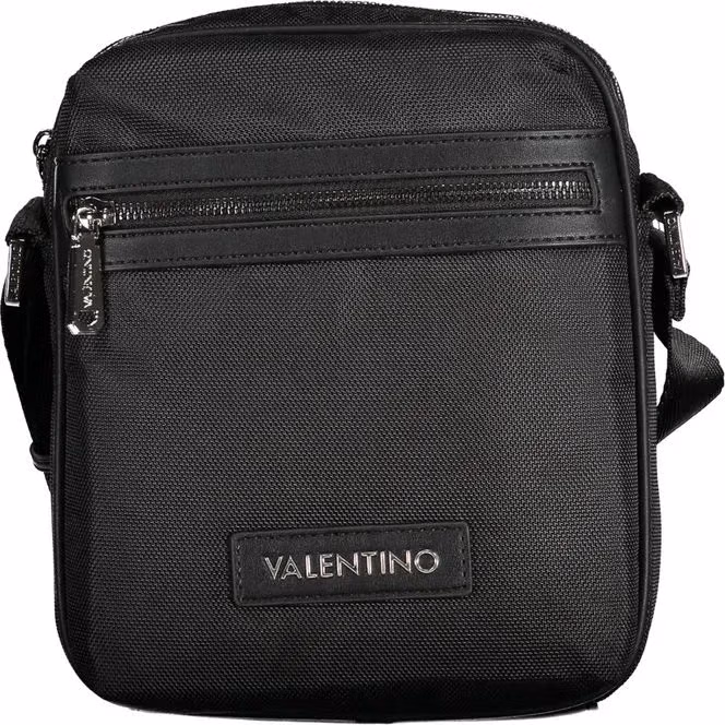 Mario Valentino Black Fabric Men's Shoulder Bag