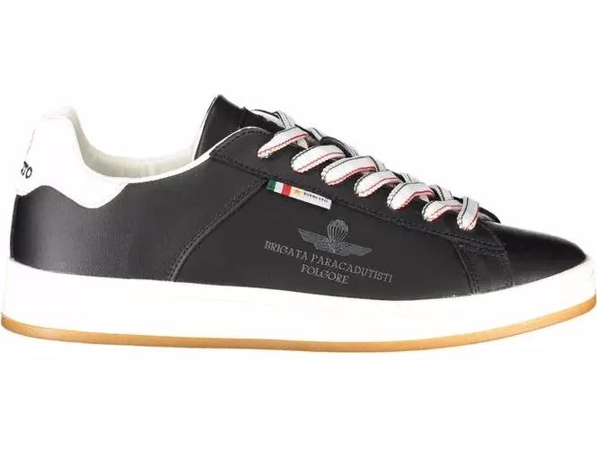 Esercito 1659 Black Polyurethane Men's Sneaker