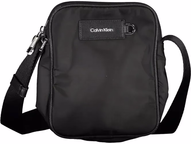 Calvin Klein Black Polyester Men's Shoulder Bag