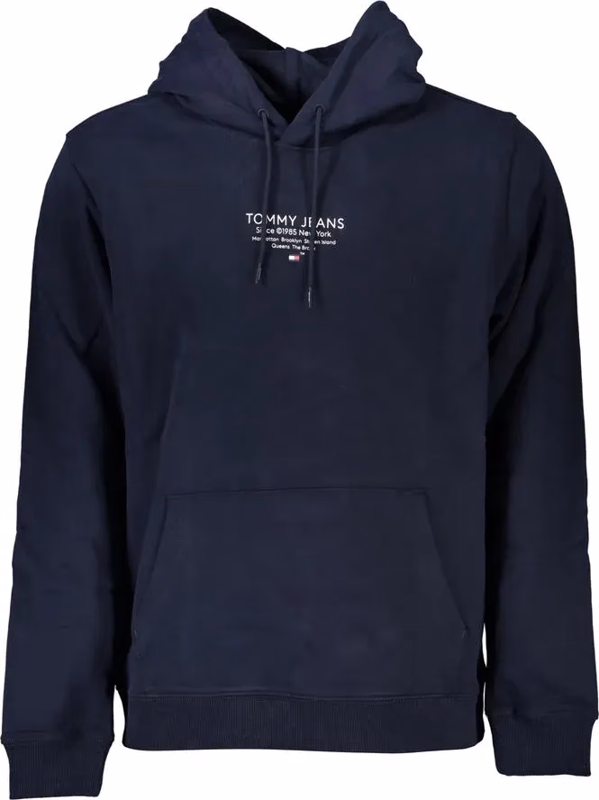 Tommy Hilfiger Blu Cotton Men Sweatshirt