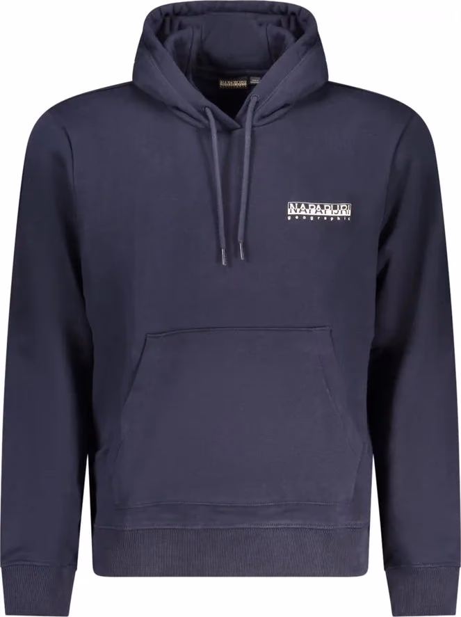 Napapijri Blue Cotton Men's Hoodie